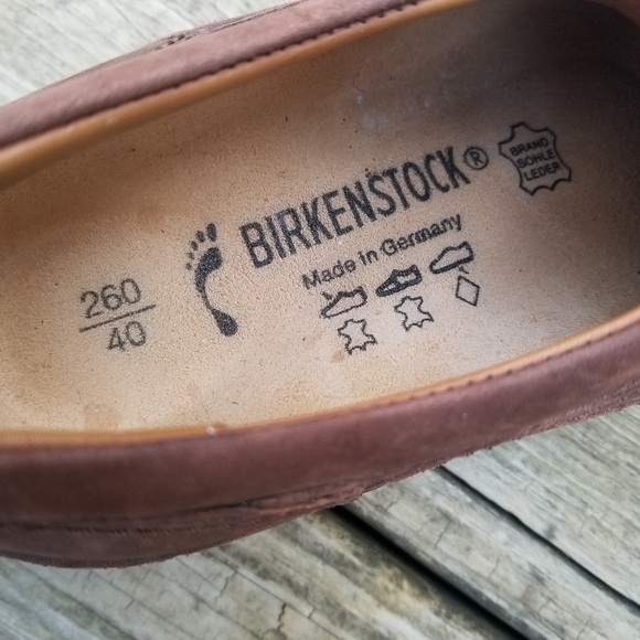 Birkenstock Baltimore Brown Oiled Nubuck Suede Leather Lace-up Oxford Shoes 40 - Picture 9 of 11